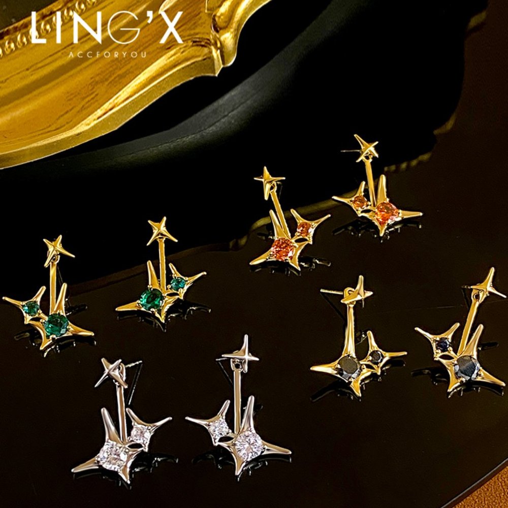 Four Star Earrings